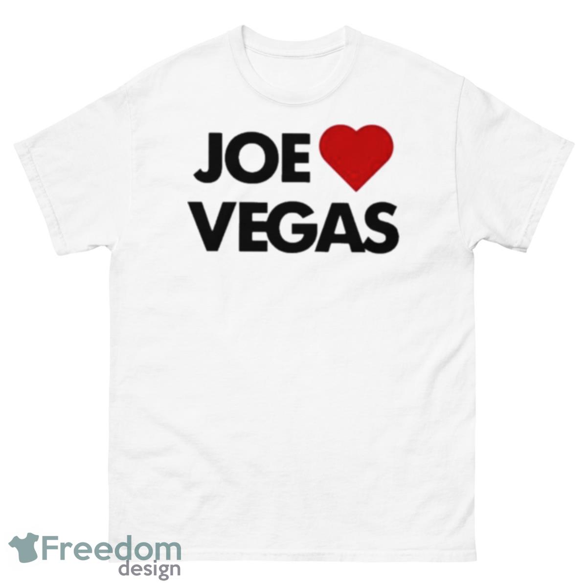 Joe Loves Vegas Shirt - 500 Men’s Classic Tee Gildan