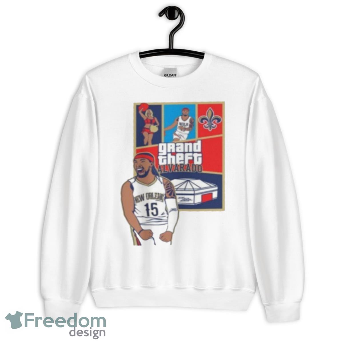 Jose Alvarado Grand Theft Alvanrado Trendy Shirt - Unisex Heavy Blend Crewneck Sweatshirt