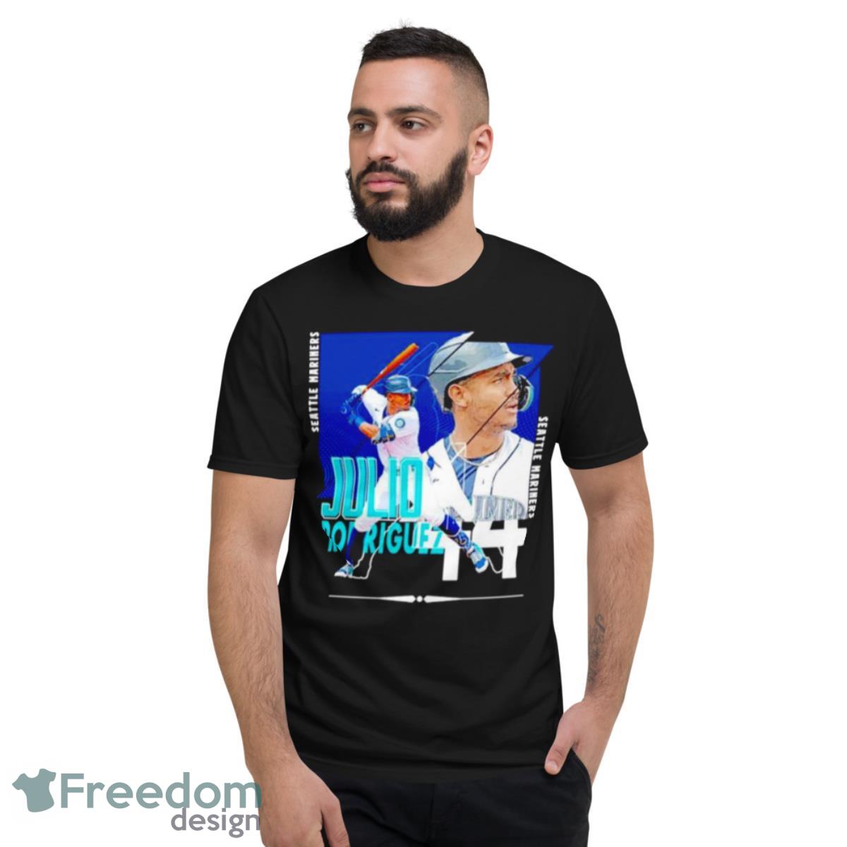 Julio Rodriguez Seattle Mariners Baseball Poster Shirt - Short Sleeve T-Shirt