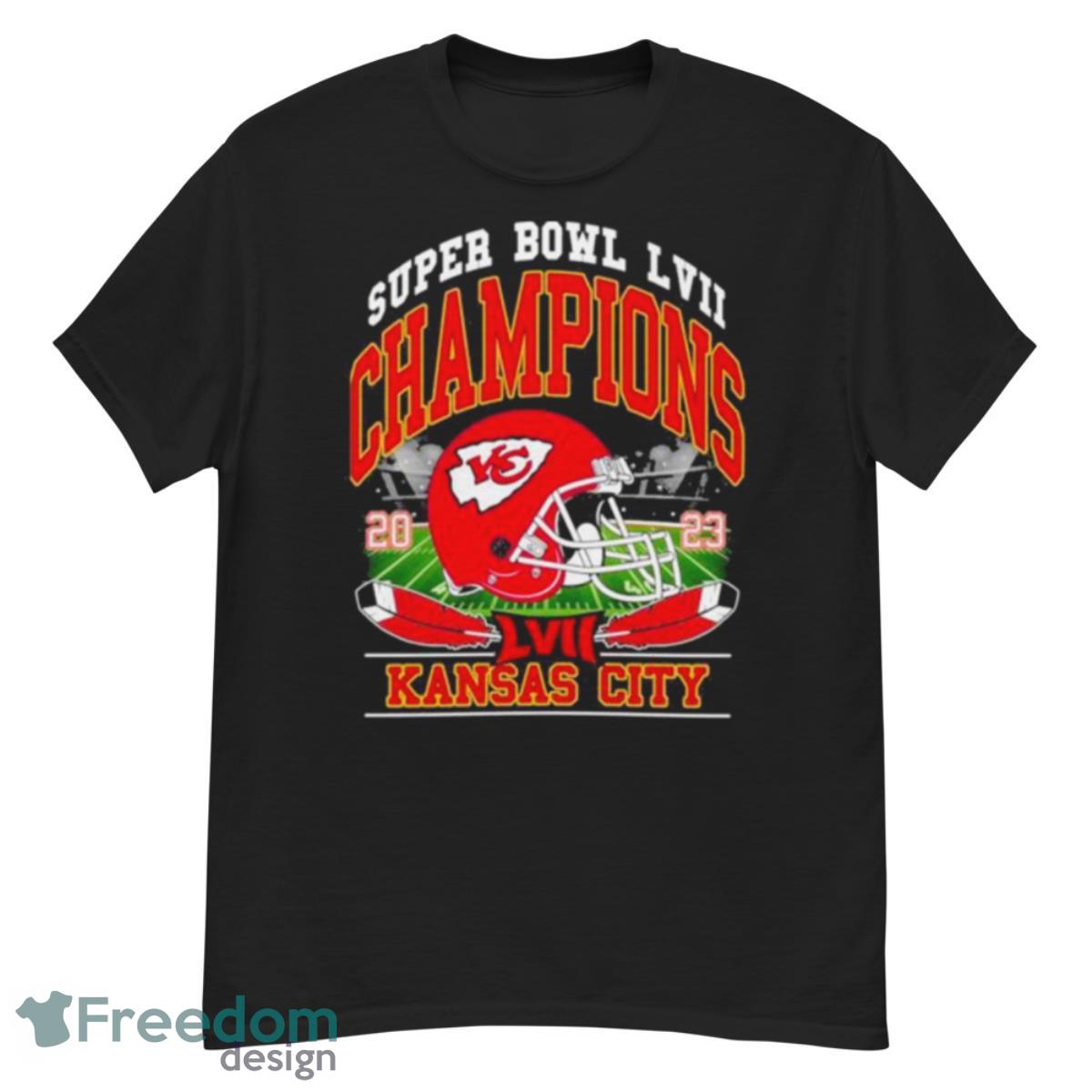 Kansas City Chiefs 1969 2023 64 Years Of Super Bowl Champions Super Bowl LVII Shirt - G500 Men’s Classic T-Shirt