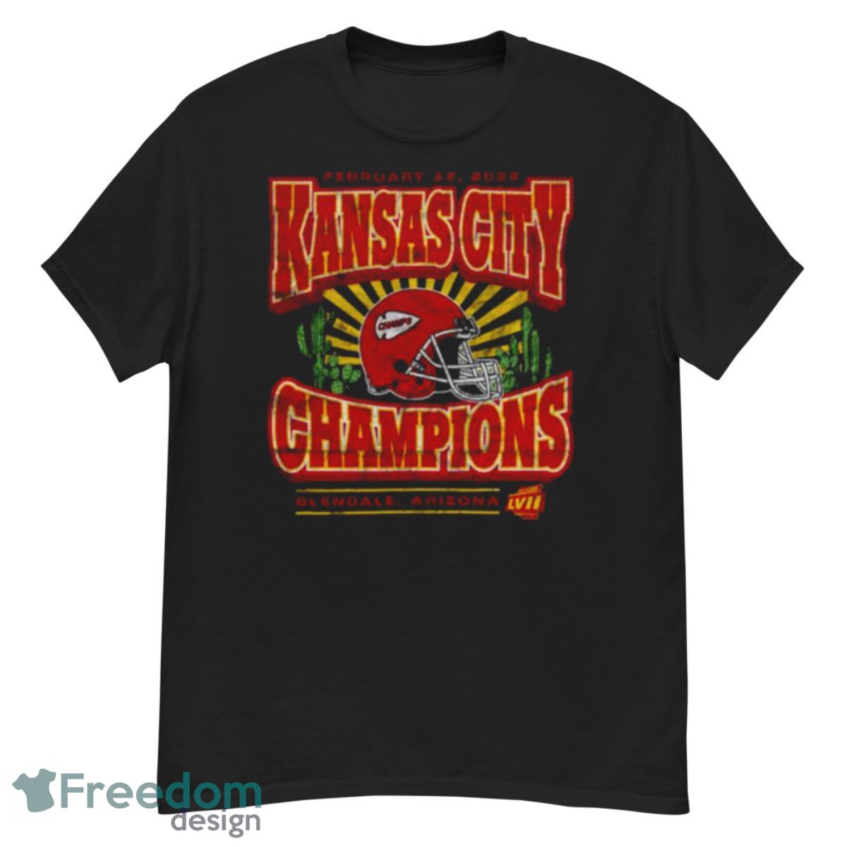 Kansas City Chiefs 2023 Super Bowl Lvii Champions In The Desert Vintage Shirt - G500 Men’s Classic T-Shirt