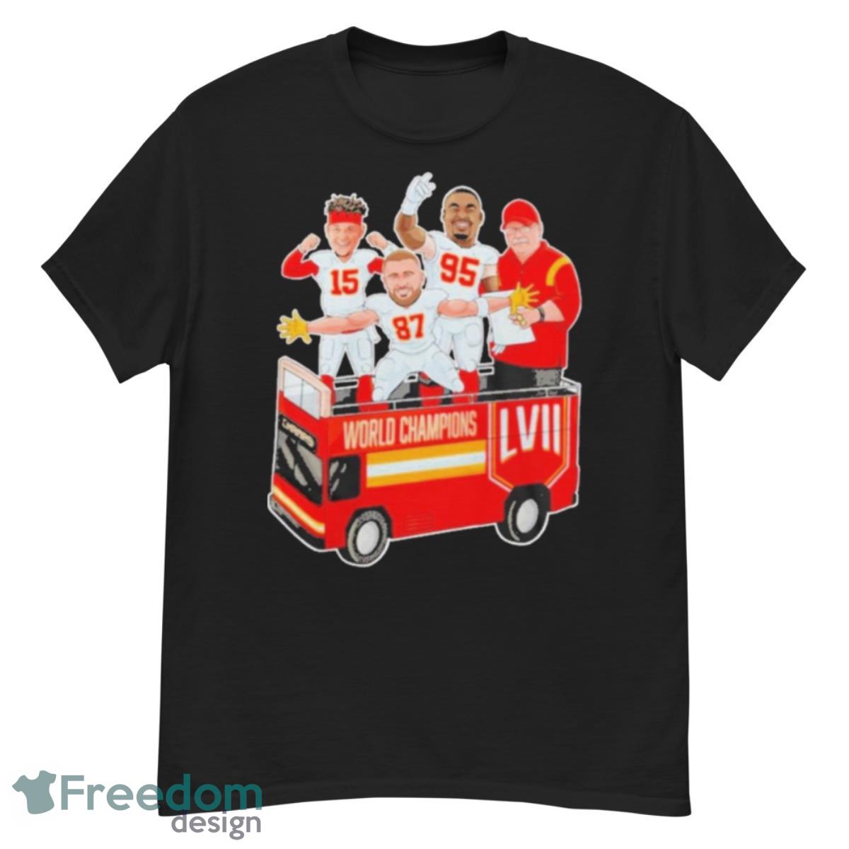 Kansas City Chiefs Bus World Champions Super Bowl LVII 2023 Shirt - G500 Men’s Classic T-Shirt