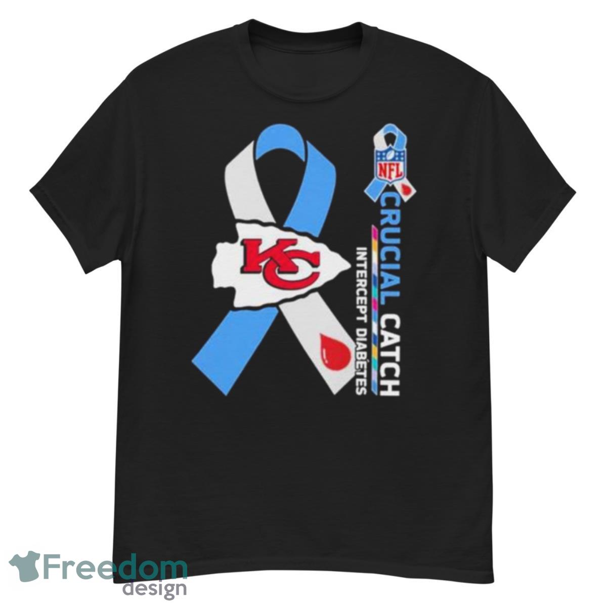 Kansas City Chiefs Crucial Catch Intercept Diabetes 2023 Shirt - G500 Men’s Classic T-Shirt