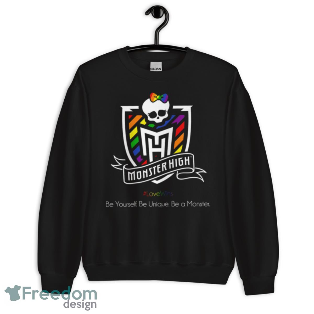 Lgbtq Slogan Love Wins Monster High Headcanons shirt - Unisex Crewneck Sweatshirt Lgbtq Slogan Love Wins Monster High Headcanons shirt - Unisex Crewneck Sweatshirt
