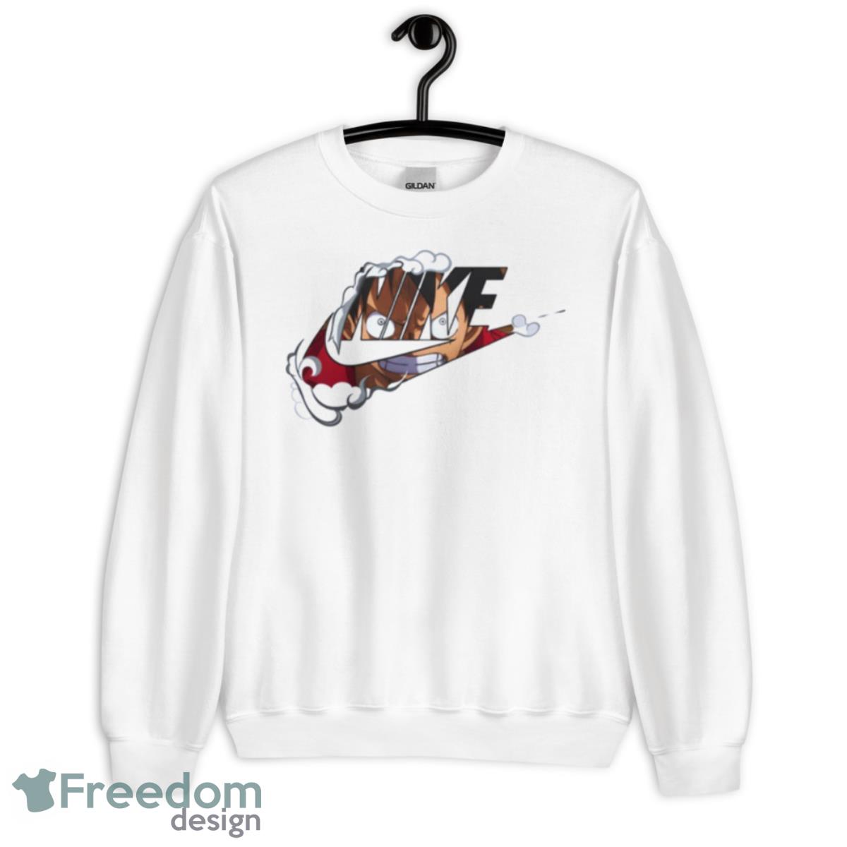 Luffy’s Eyes Mi Nike Logo One Piece Shirt - Freedomdesign