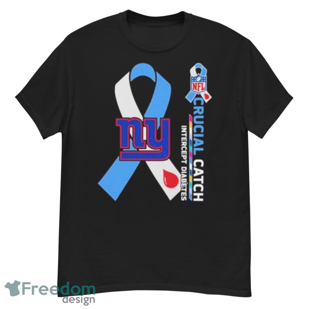 New York Giants Crucial Catch Intercept Diabetes 2023 Shirt - G500 Men’s Classic T-Shirt