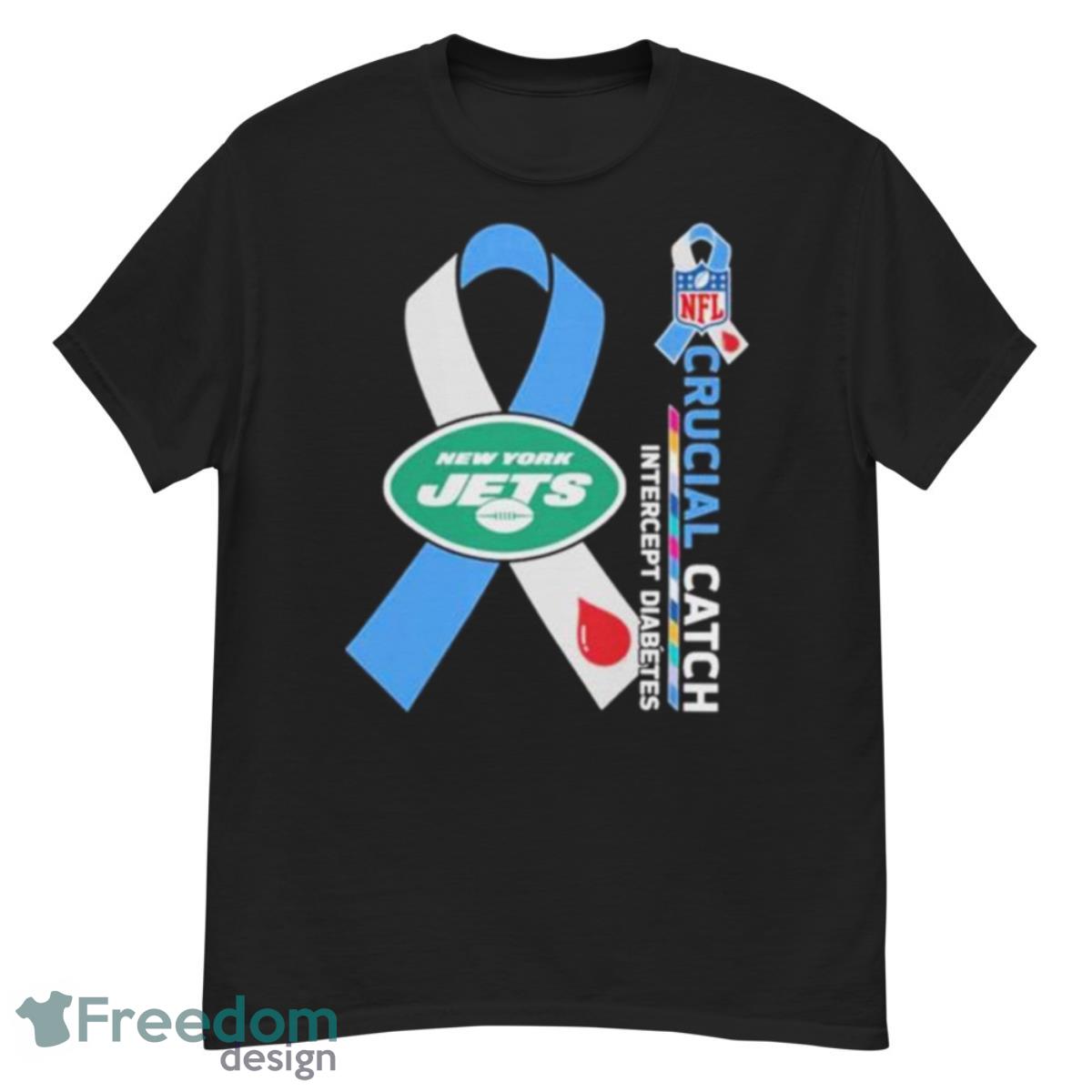 New York Jets Crucial Catch Intercept Diabetes 2023 Shirt - G500 Men’s Classic T-Shirt