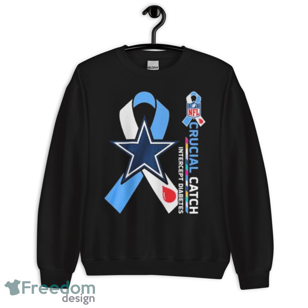 Nfl Intercept Cancer Hoodie Tshirt Sweatshirt 2023 Dallas Cowboys