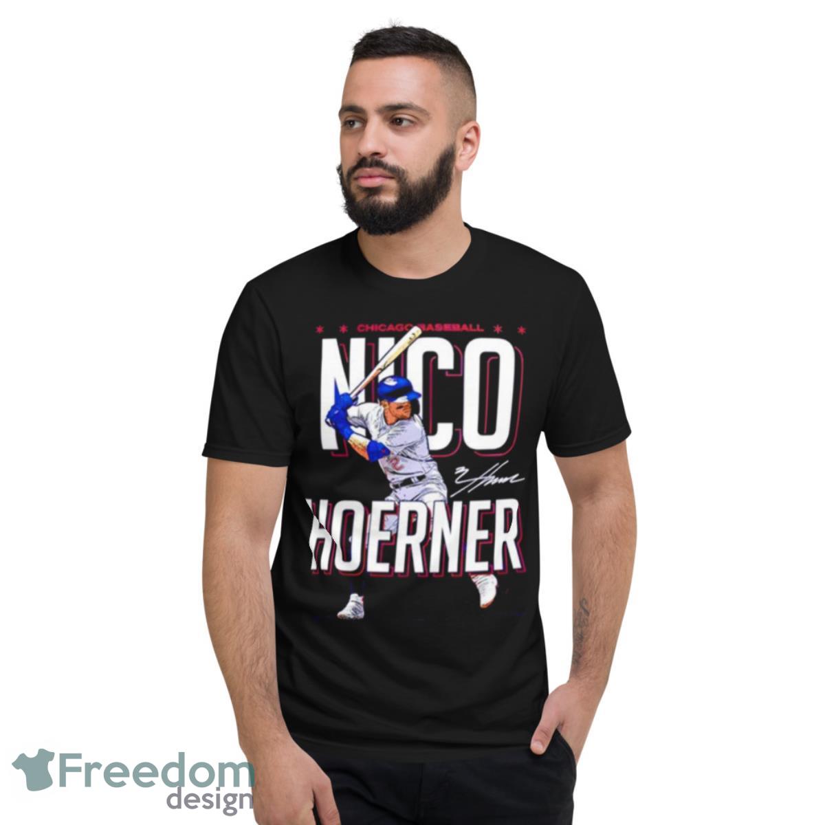 Nico Hoerner Player Chicago Baseball Signature Shirt - Short Sleeve T-Shirt