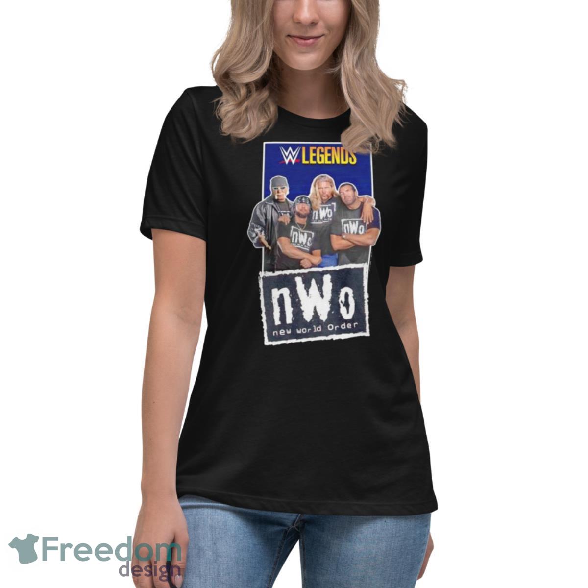 NWo WWE Legends Shirt - Womens Relaxed Short Sleeve Jersey Tee NWo WWE Legends Shirt - Womens Relaxed Short Sleeve Jersey Tee