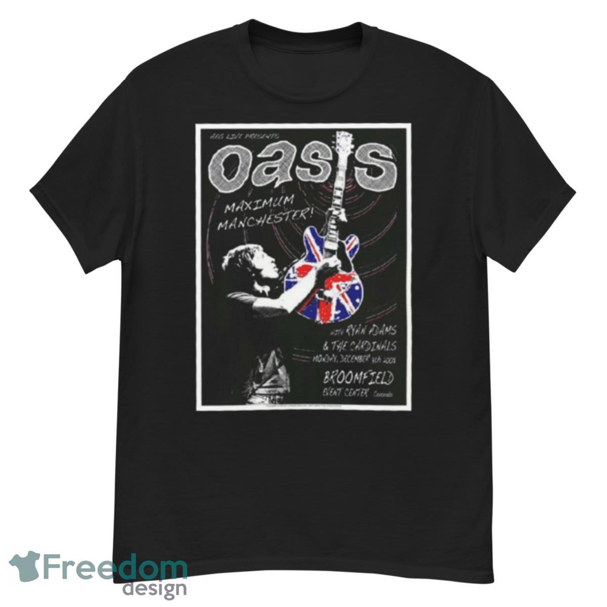 Original Silkscreen Concert Oasis With Ryan Adams And The Cardinals Shirt - G500 Men’s Classic T-Shirt