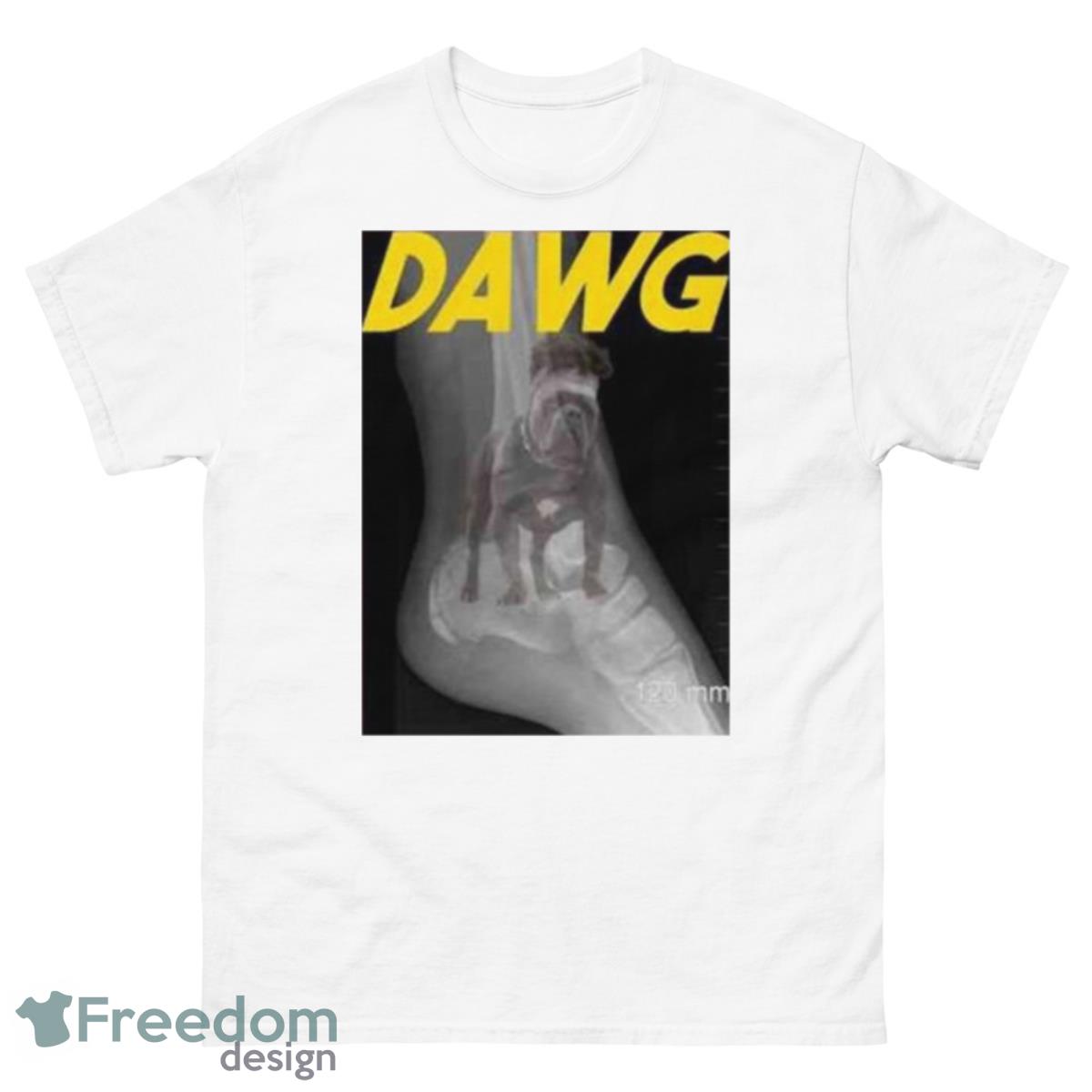 Patrick Mahomes Dawg Ankle X Ray Football Shirt - 500 Men’s Classic Tee Gildan