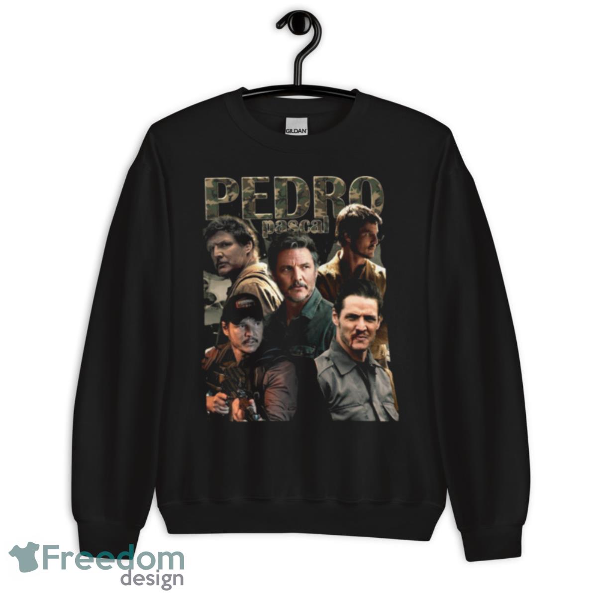 Pedro Pascal Vintage Shirt image Pedro Pascal Vintage Shirt - Unisex Crewneck Sweatshirt