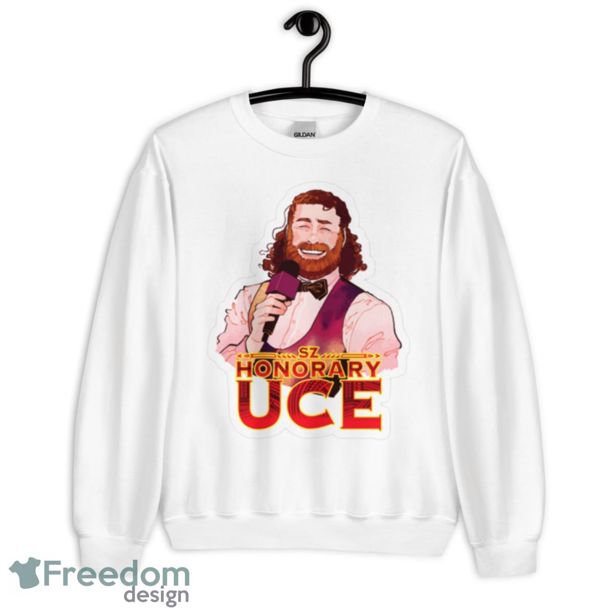 Sami Zayn Honorary Uce Cartoon Shirt - Unisex Heavy Blend Crewneck Sweatshirt