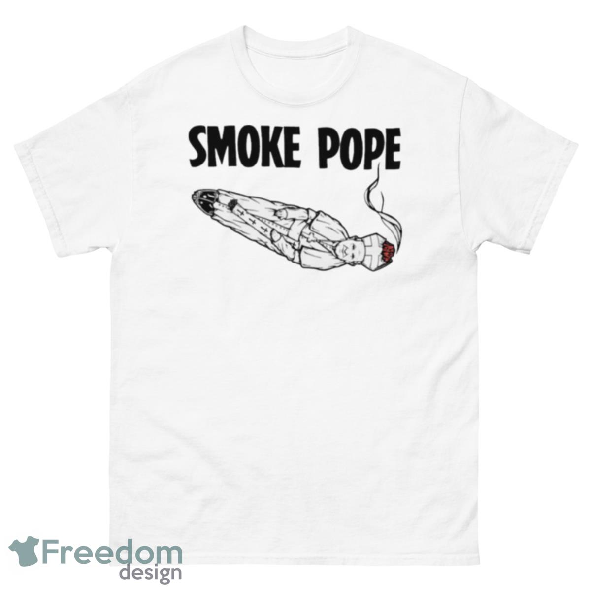 Smoke Pope Shirt - 500 Men’s Classic Tee Gildan