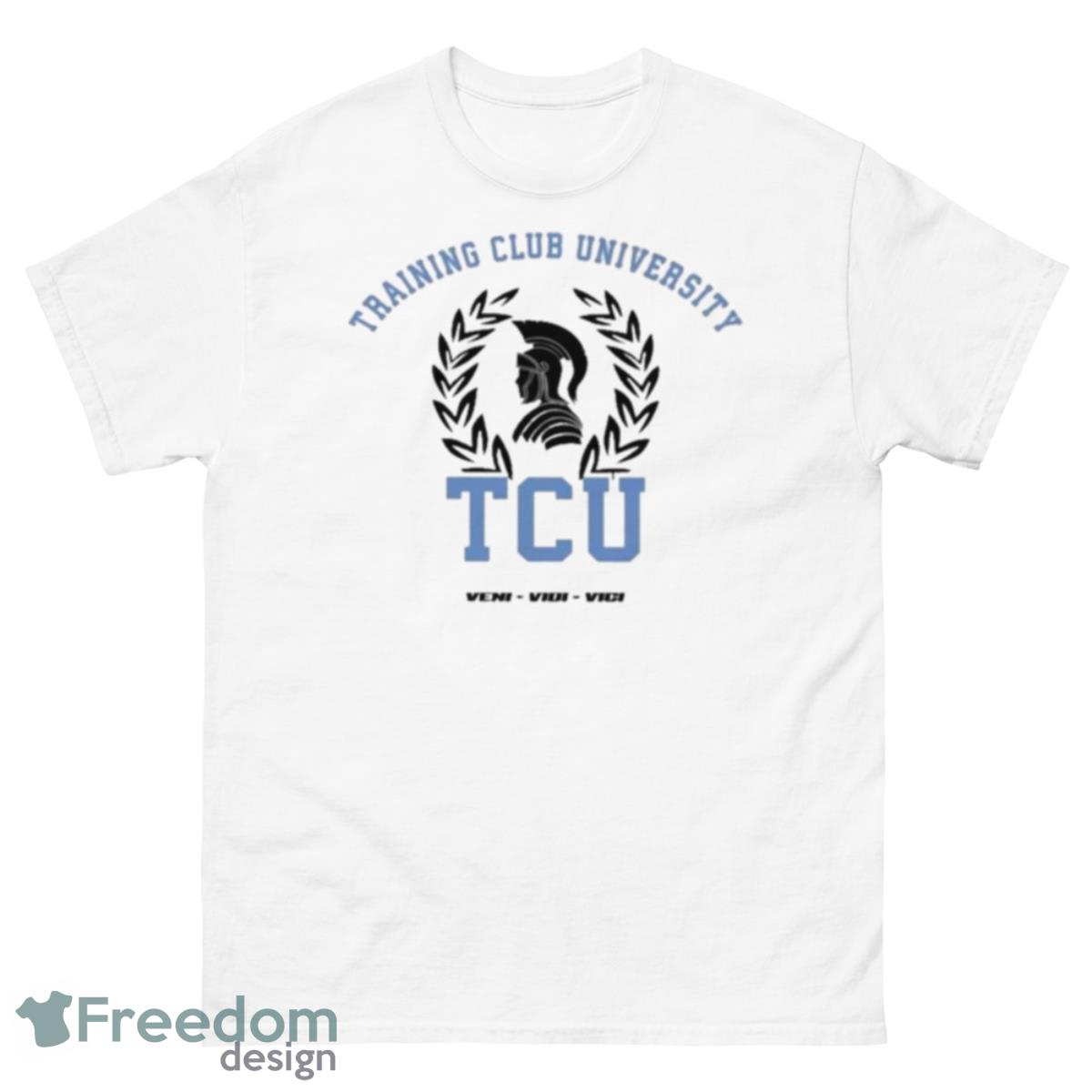 Training Club University Tcu Veni Vidi Vici 2023 Shirt - 500 Men’s Classic Tee Gildan