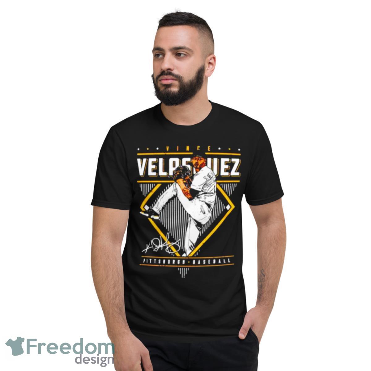 Vince Velasquez Pittsburgh Pirates Baseball Diamond Name Shirt - Short Sleeve T-Shirt