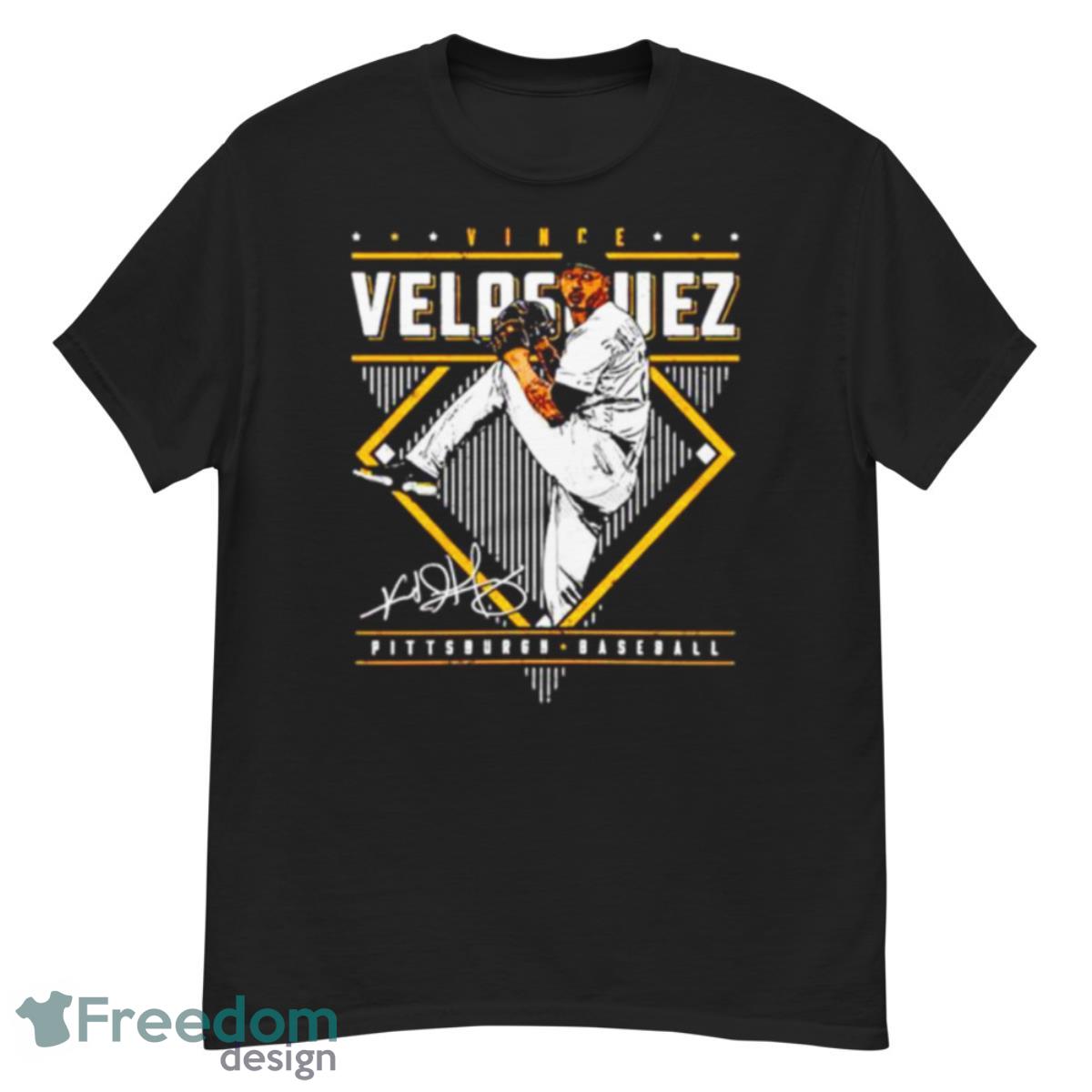 Vince Velasquez Pittsburgh Pirates Baseball Diamond Name Shirt - G500 Men’s Classic T-Shirt