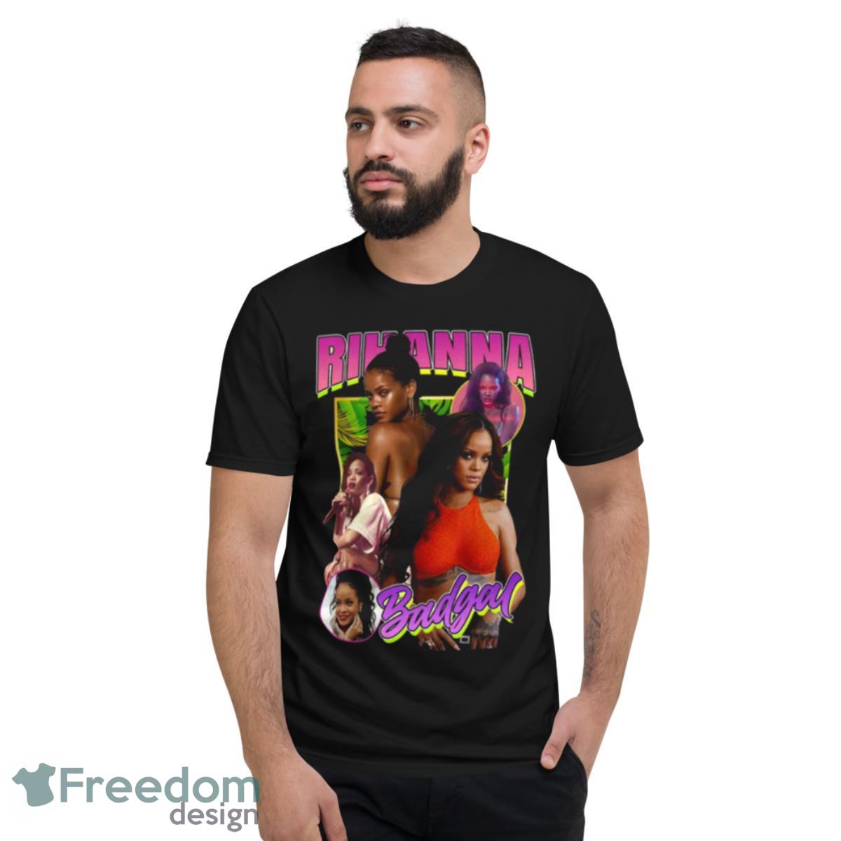 Vintage Style Riri Nickname Rihanna Rap Shirt - Short Sleeve T-Shirt