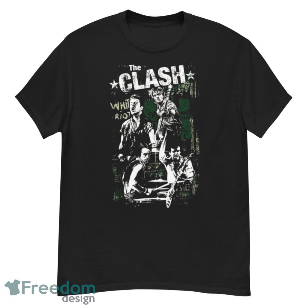 White Riot The Clash Band Shirt - G500 Men’s Classic T-Shirt