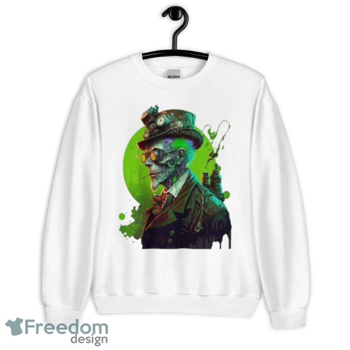 Zombie King Crewneck Shirt - Unisex Heavy Blend Crewneck Sweatshirt