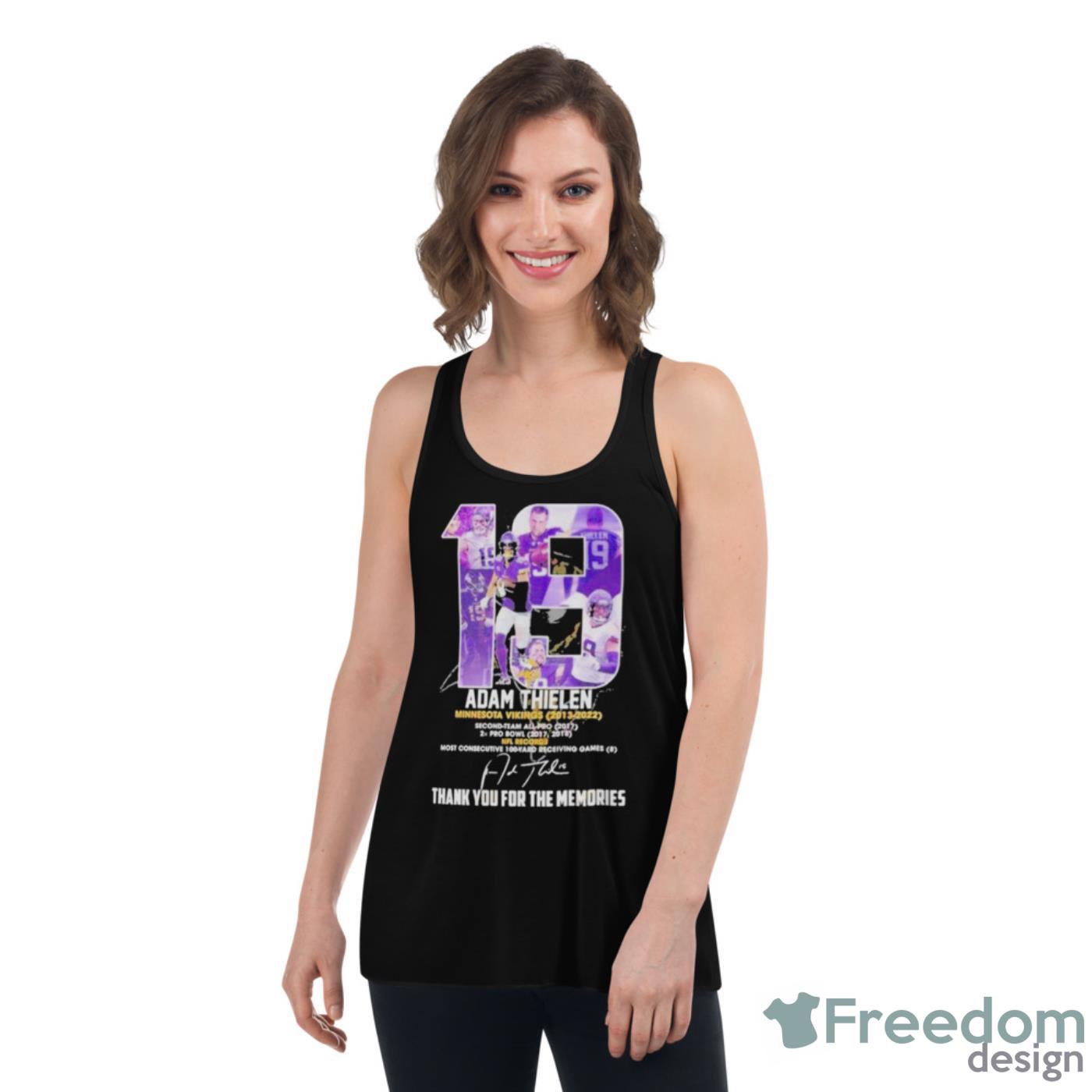 19 Adam Thielen Minnesota Vikings 2013 – 2022 Thank You For The Memories  Shirt - Freedomdesign