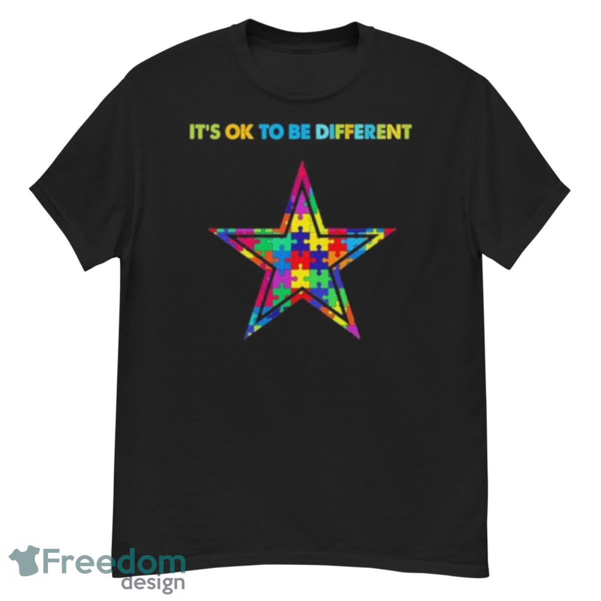 2023 Dallas Cowboys Autism It’s Ok To Be Different Shirt - G500 Men’s Classic T-Shirt