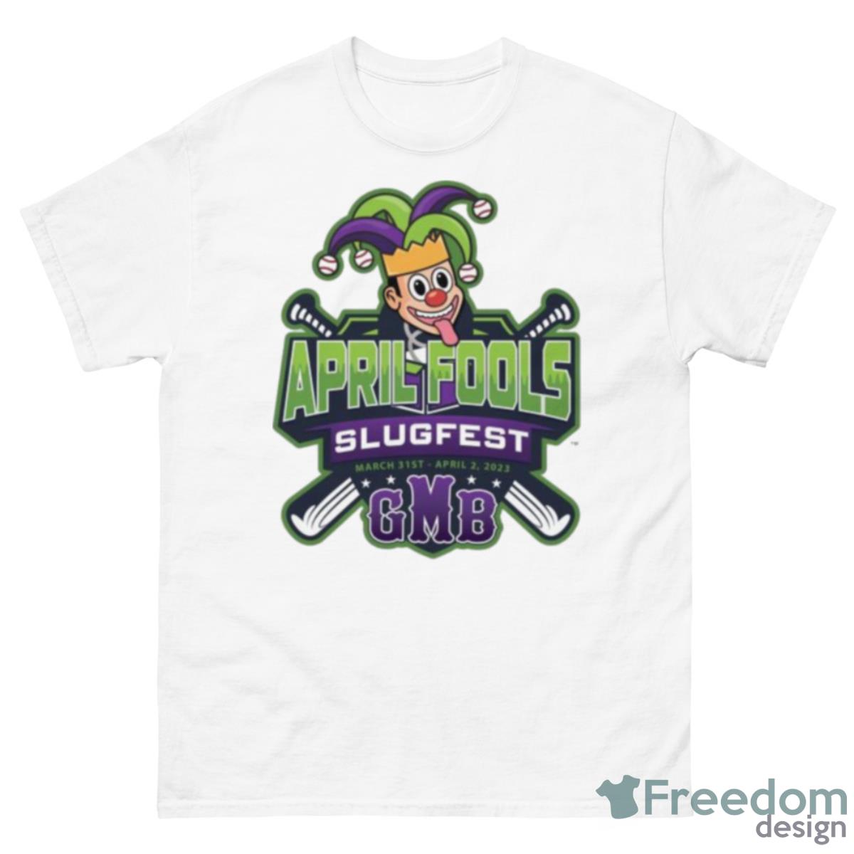 2023 GMB April Fools’ SlugfesShirt - 500 Men’s Classic Tee Gildan