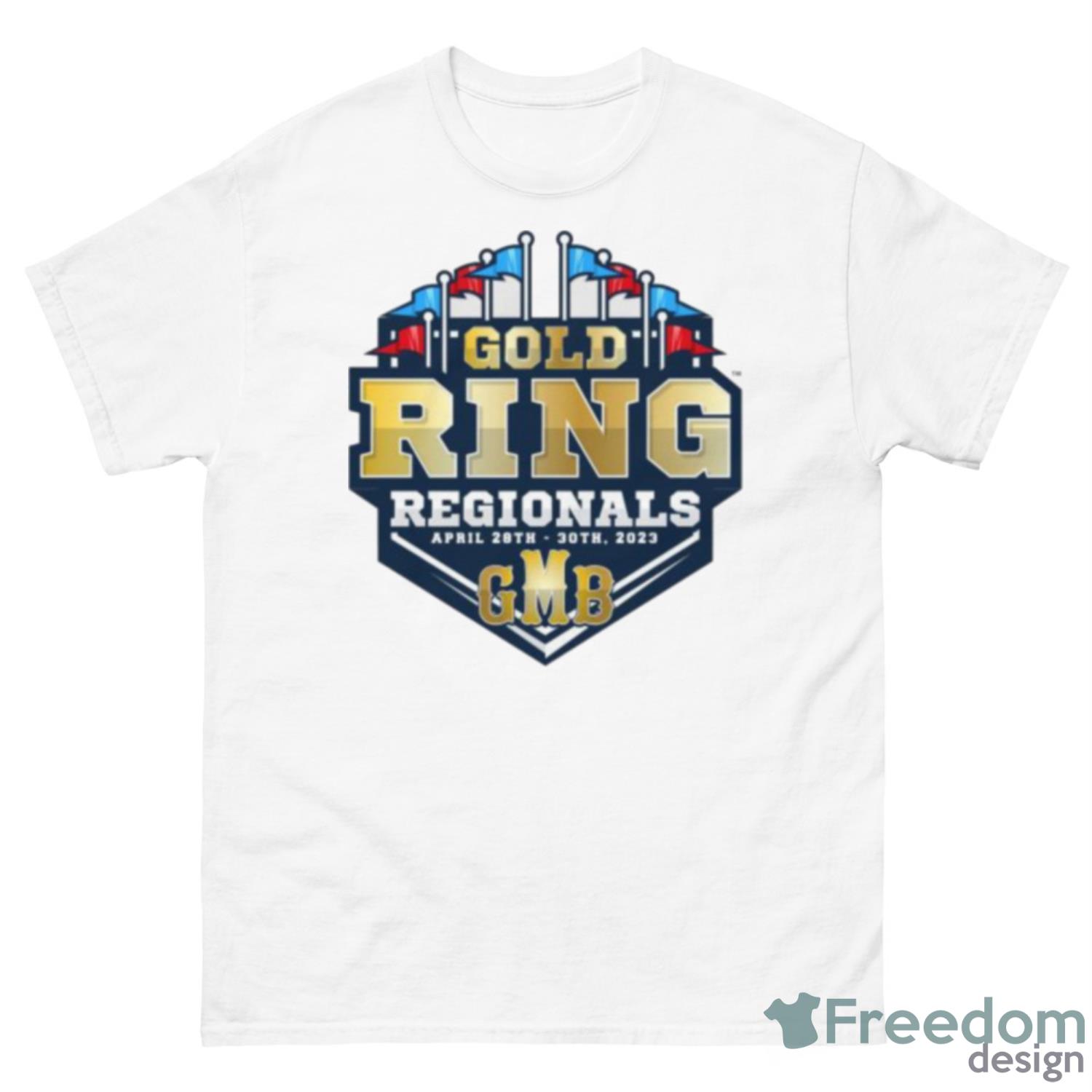 2023 GMB Gold Ring Regionals Shirt - 500 Men’s Classic Tee Gildan