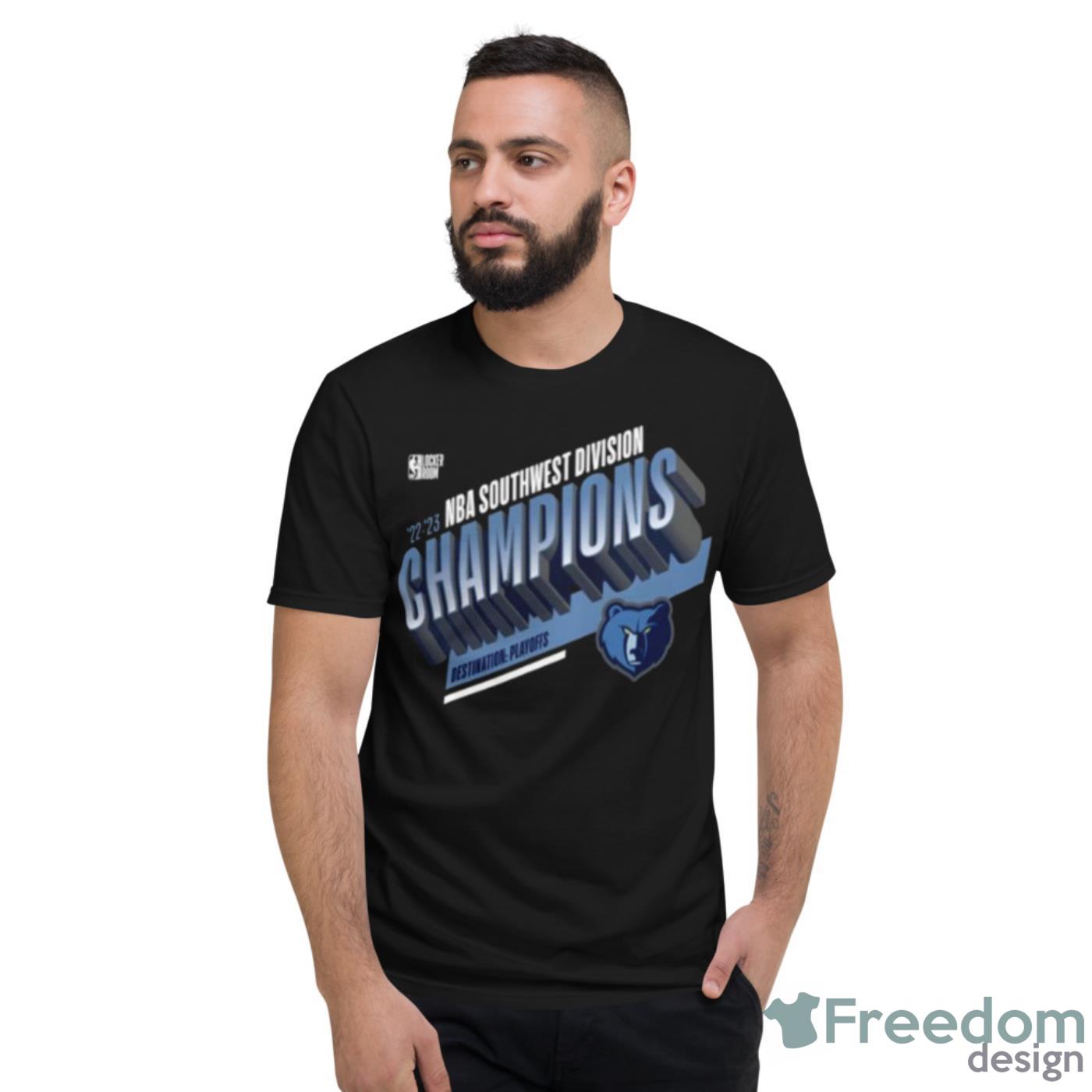 2023 NBA Southwest Division Playoffs Champions Memphis Grizzlies Shirt - Short Sleeve T-Shirt