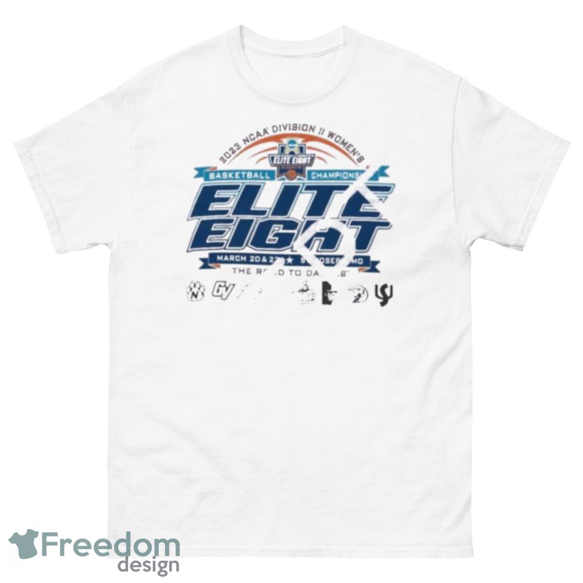 2023 NCAA Division II Women’s Basketball Elite Eight Championship Shirt - 500 Men’s Classic Tee Gildan