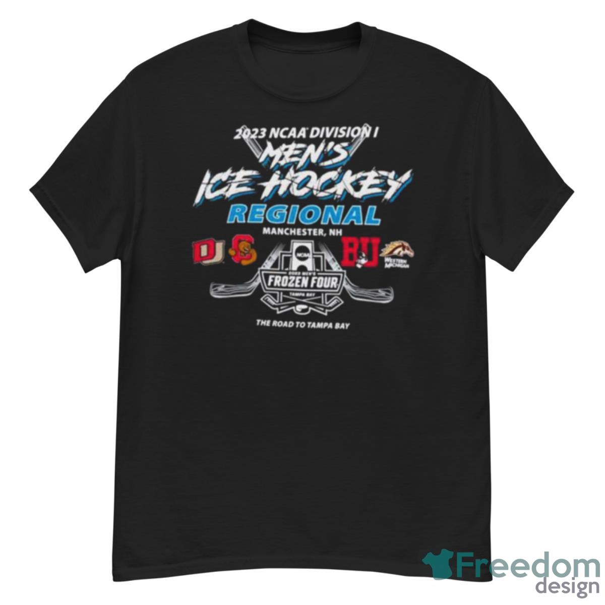 2023 NCAA Division Men’s Ice Hockey Regional Manchester Champions Shirt - G500 Men’s Classic T-Shirt