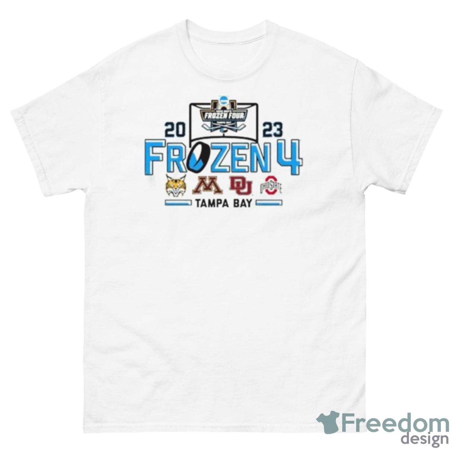 2023 NCAA Men’s Frozen Four Tampa Bay Shirt - 500 Men’s Classic Tee Gildan