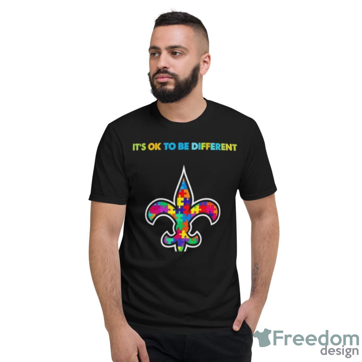 2023 New Orleans Saints Autism It’s Ok To Be Different Shirt
