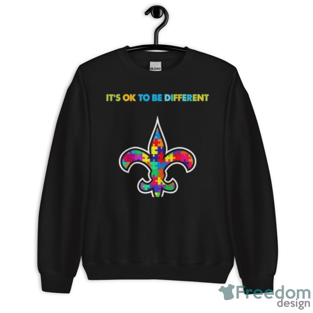 2023 New Orleans Saints Autism It’s Ok To Be Different Shirt
