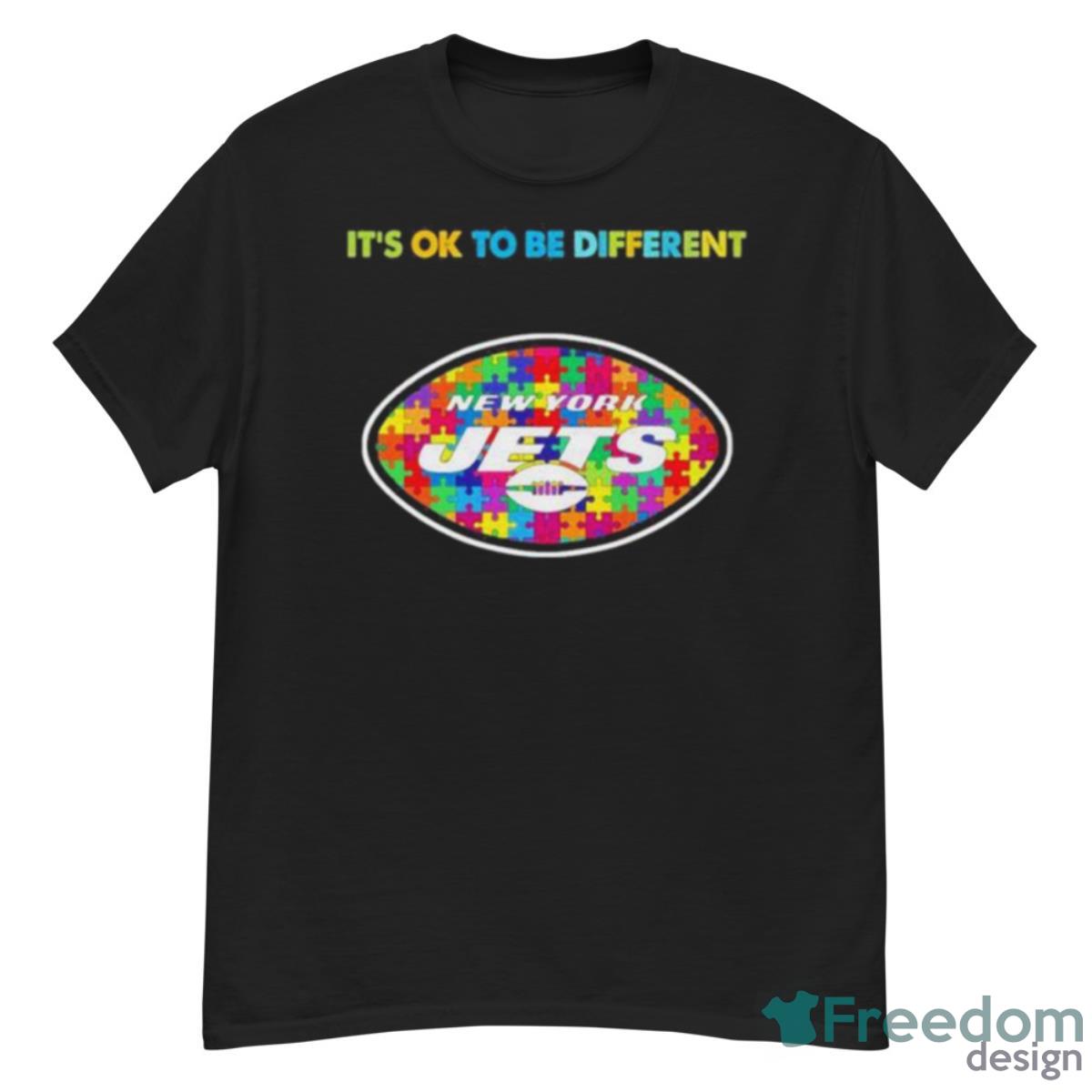 2023 New York Jets Autism It’s Ok To Be Different Shirt - G500 Men’s Classic T-Shirt