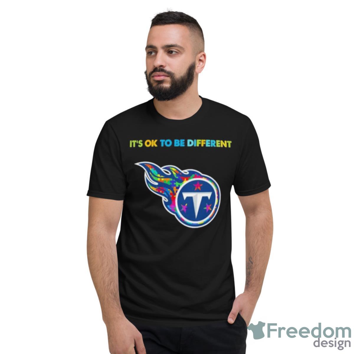 2023 Tennessee Titans Autism It’s Ok To Be Different Shirt