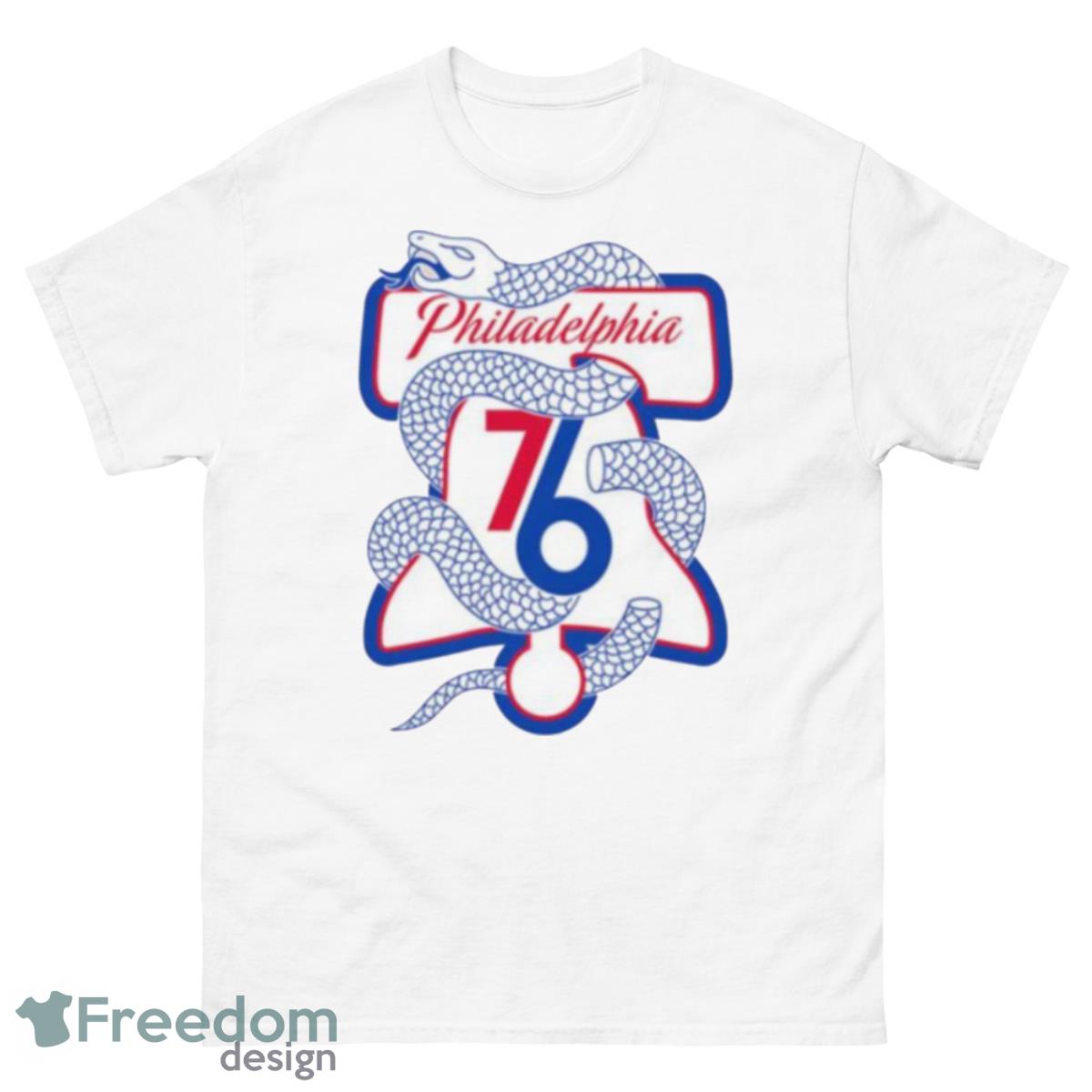 76ers City Philadelphia 76ers Basketball Shirt - 500 Men’s Classic Tee Gildan