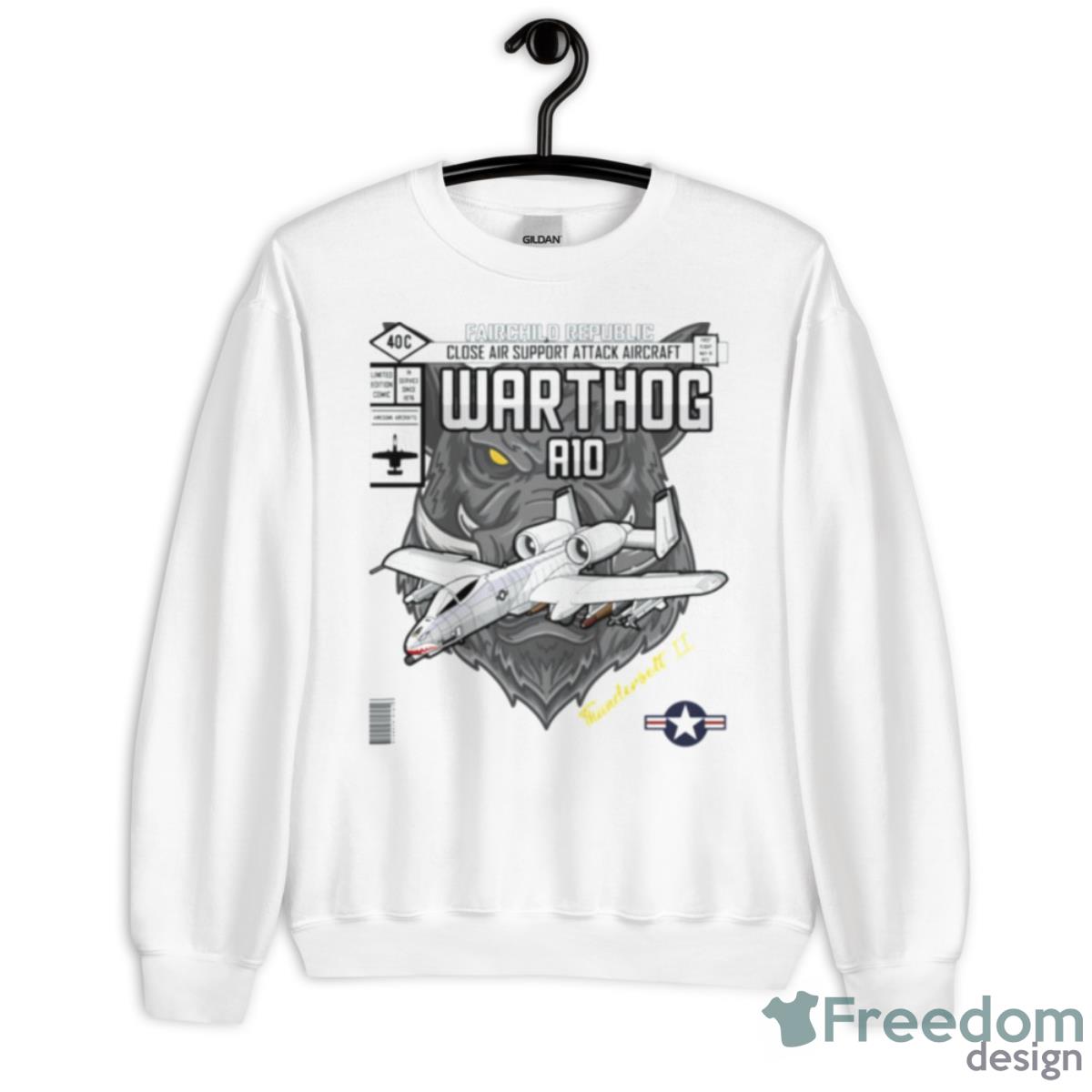A 10 Warthog Limited Edition Comic Air Force Shirt
