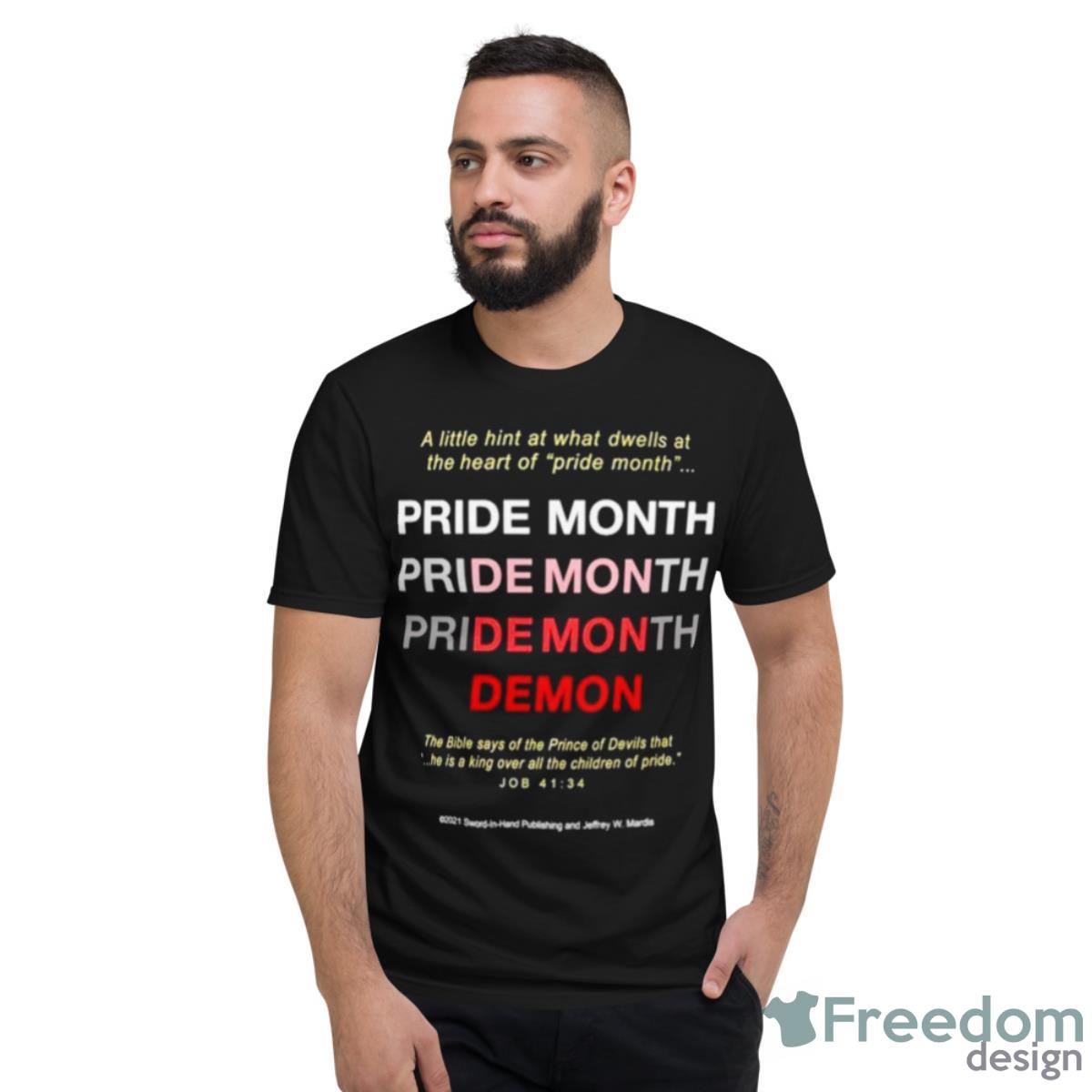 A little hint at what dwells at the heart of pride month shirt - Short Sleeve T-Shirt