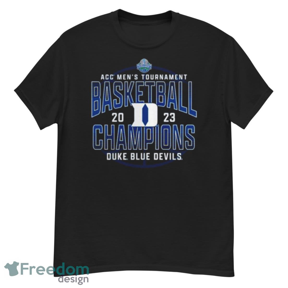 ACC Men’s Tournament Basketball Champions Duke Blue Devils 2023 Shirt - G500 Men’s Classic T-Shirt