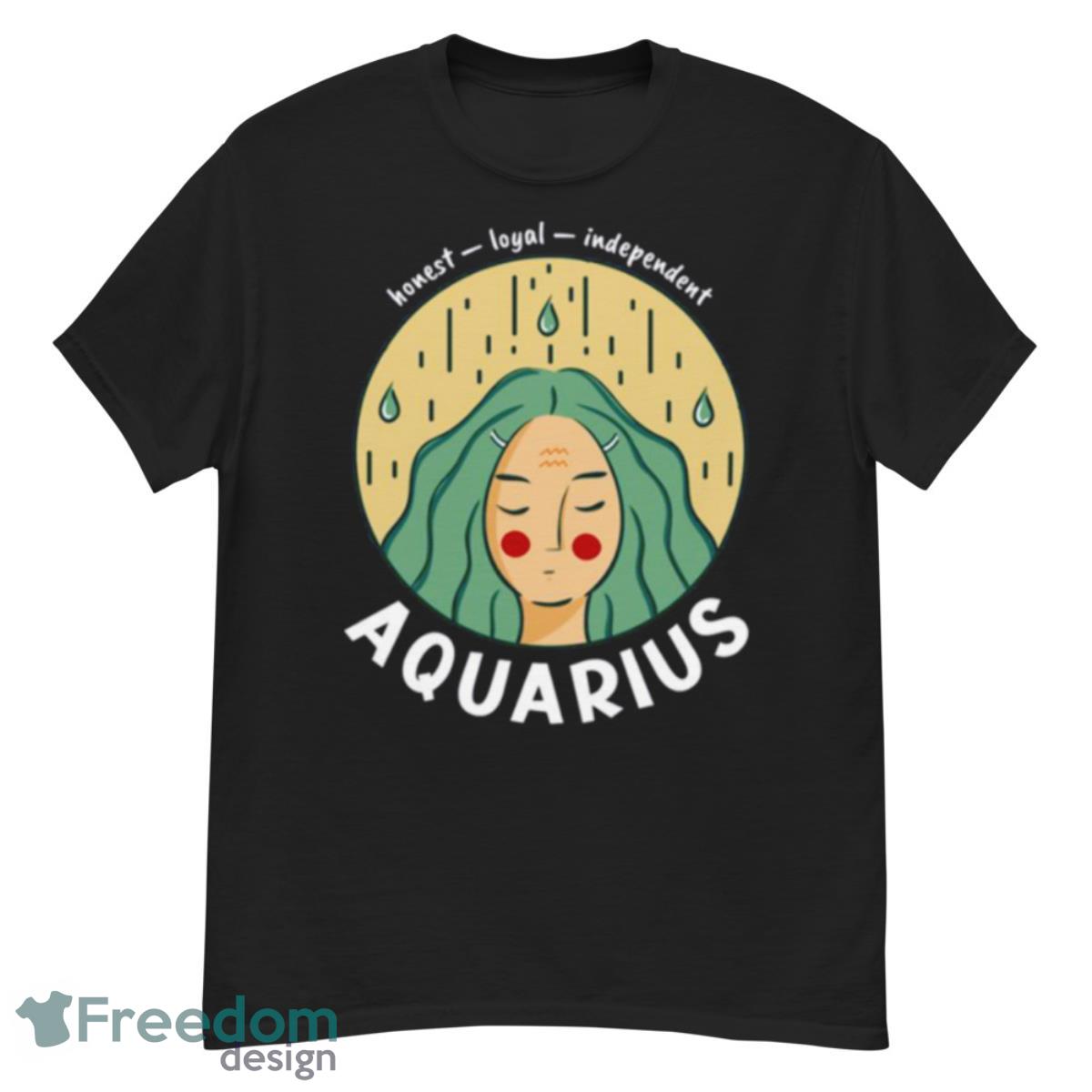 Aesthetic Aquarius Zodiac Girl Shirt - G500 Men’s Classic T-Shirt