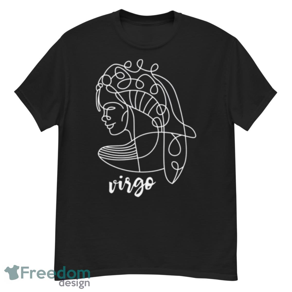 Aesthetic Lineart Virgo Astrological Sign Shirt - G500 Men’s Classic T-Shirt