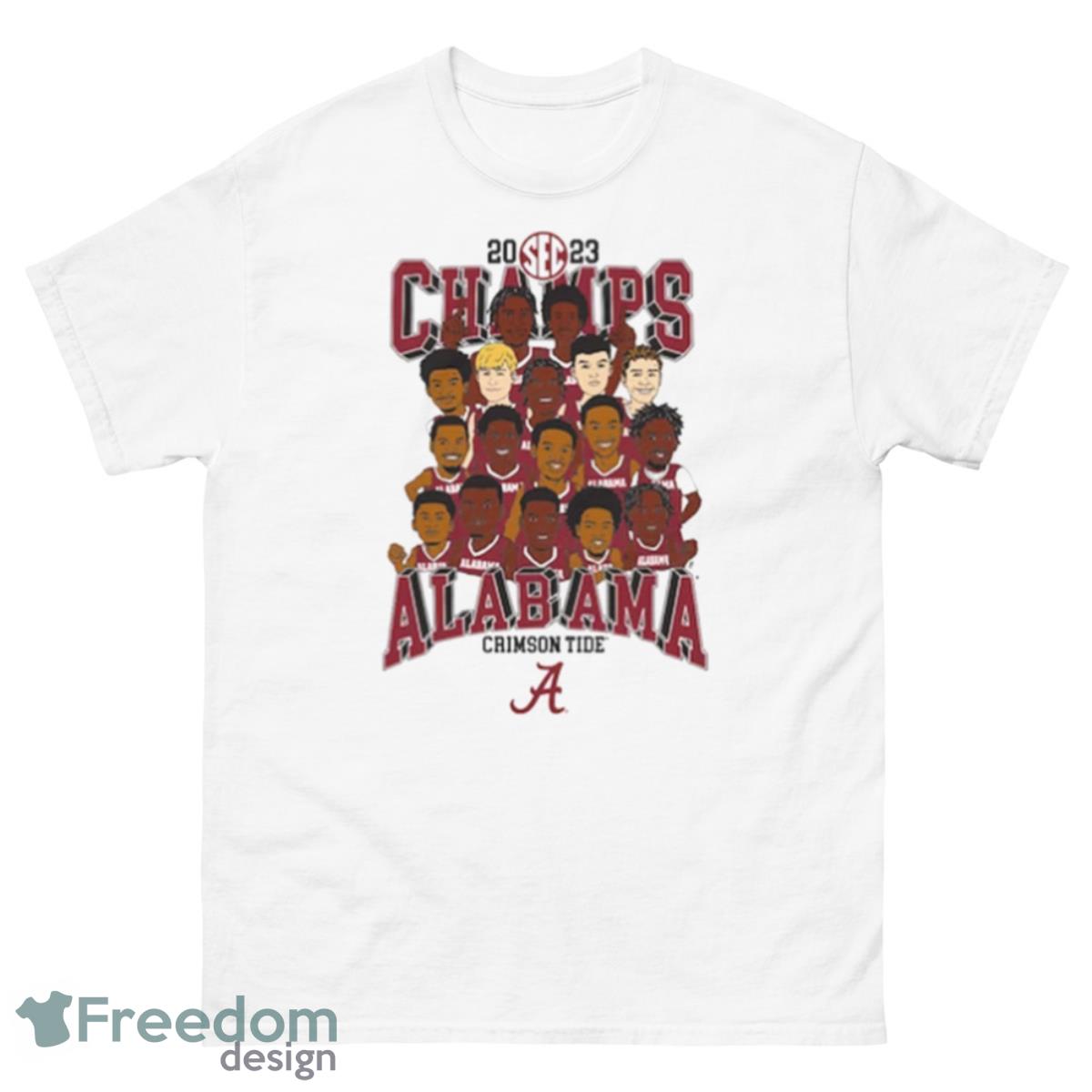 Alabama Crimson Tide Blue84 2023 SEC Men’s Basketball Regular Season Champions Shirt - 500 Men’s Classic Tee Gildan