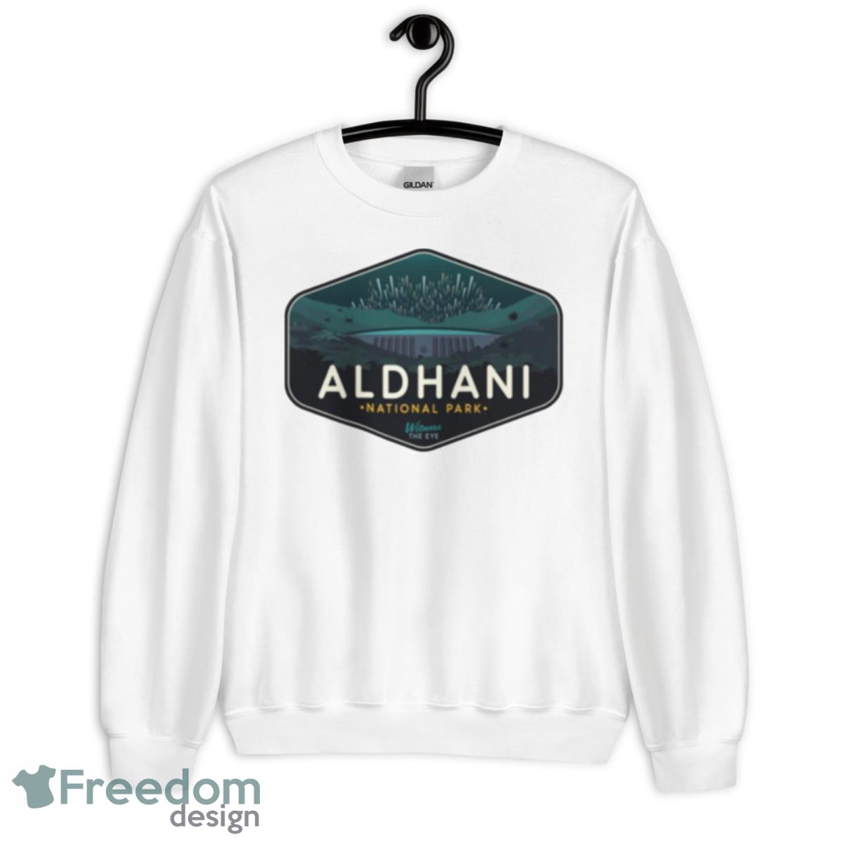 Aldhani National Park Witness The Eye The Mandalorian Shirt - Unisex Heavy Blend Crewneck Sweatshirt