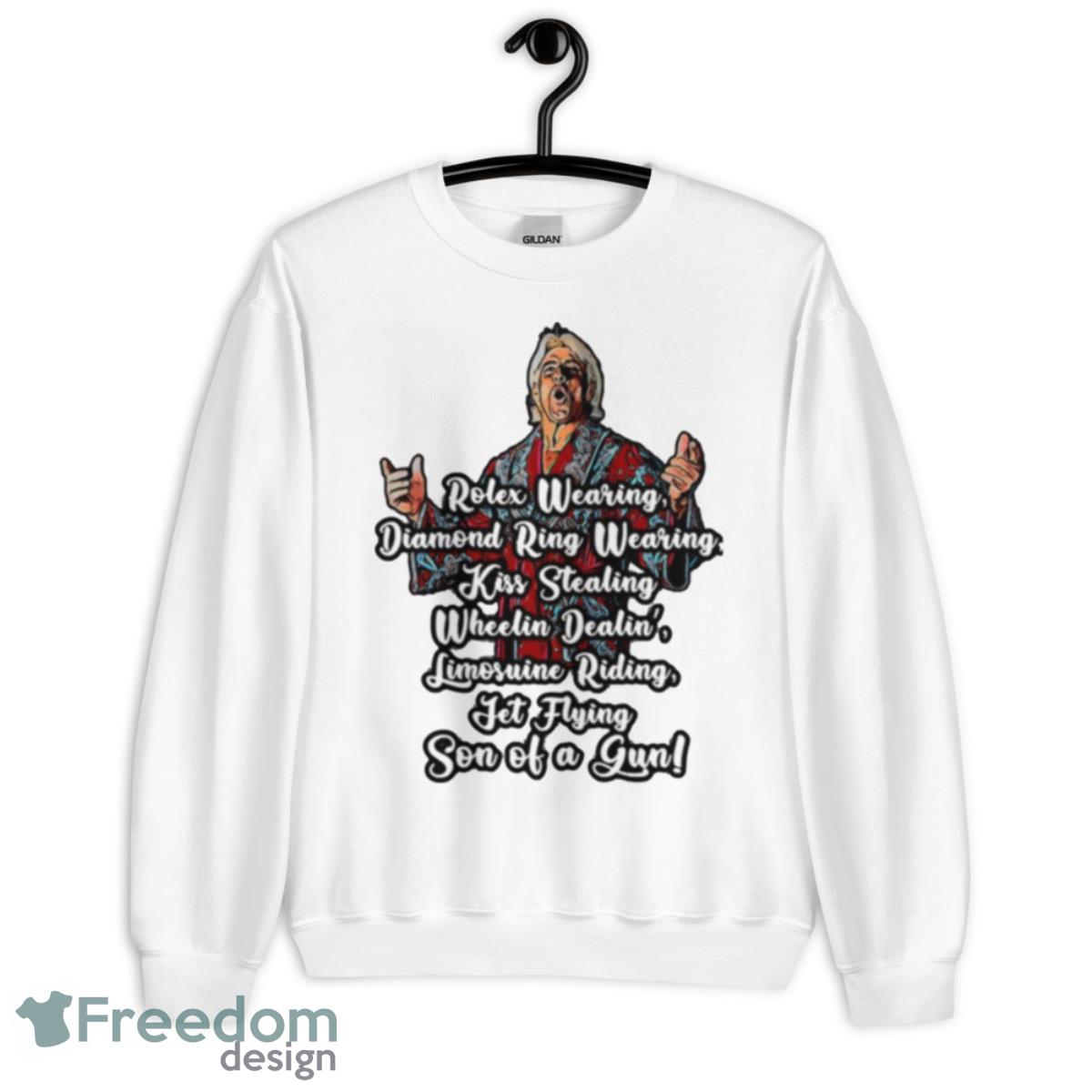 All Things We Wearing Ric Flair Shirt - Unisex Heavy Blend Crewneck Sweatshirt