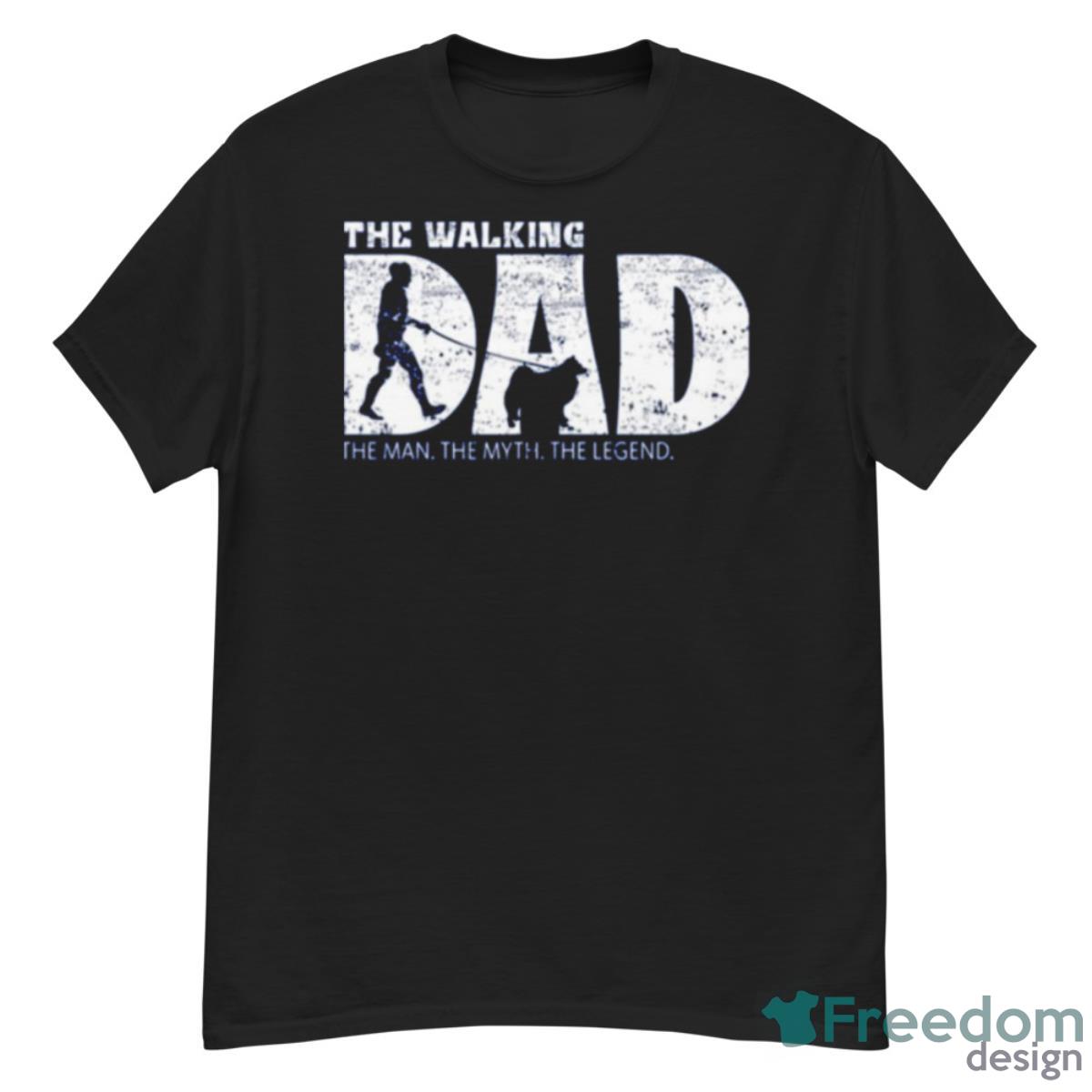 American Eskimo Dog The Walking Dad Shirt - G500 Men’s Classic T-Shirt