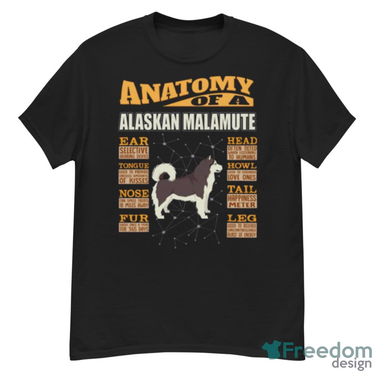 Anatomy Of A Alaskan Malamute Shirt - G500 Men’s Classic T-Shirt