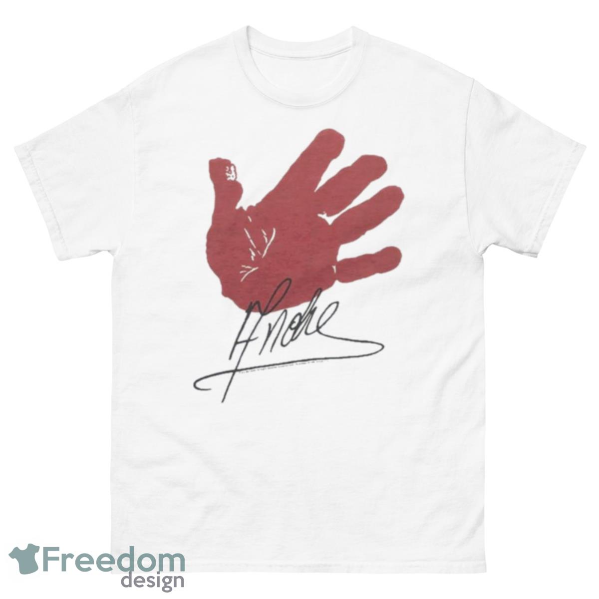 Andre The Giant Handprint Signature Shirt - 500 Men’s Classic Tee Gildan