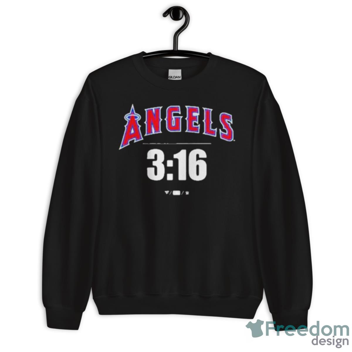 Angels 3 16 Stone Cold Steve Austin Heather Gray Los Angeles Shirt